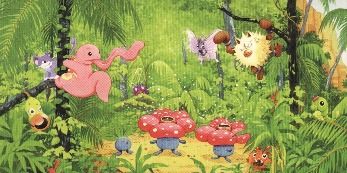 Pokemon Promo Japanese Southern Island-Jungle: Postcard
