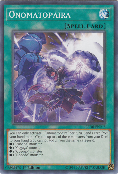 LED6-EN033 Tuning Common 1st Edition Mint YuGiOh Card