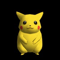 Posing Pikachu