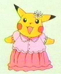 Pikachu in a dress
