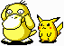 Pikachu with Psyduck