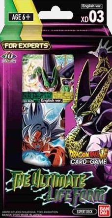 Dragonball Super Card Game: XD3 The Ultimate Life Form Expert Deck single cards