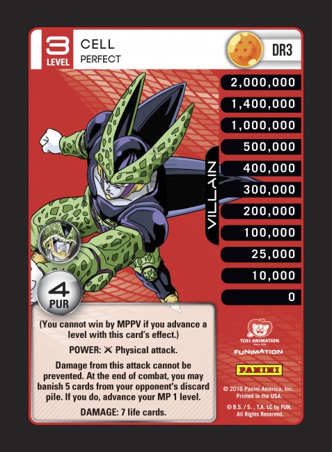 Dragon Ball Z Trading Card Game Perfection Panini 2016 Booster 