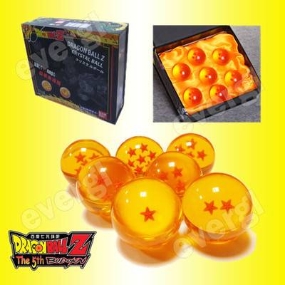 Dragonball Z: 7 pc Crystal Ball Set