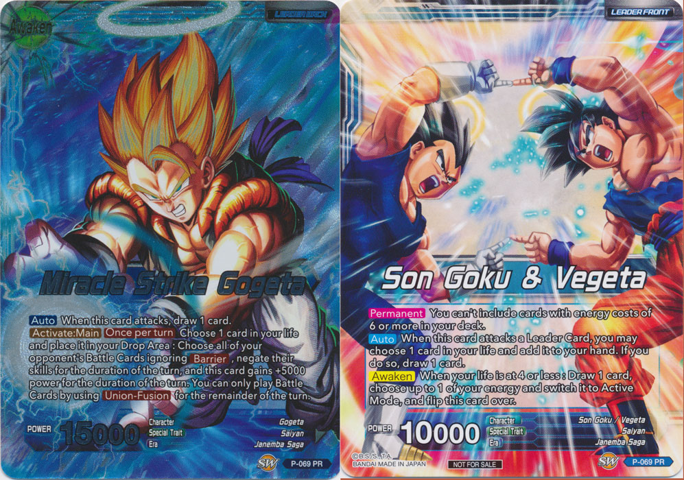 Dragon Ball Super Card P-276 PR Saiyan Synergy Son Goku & Vegeta
