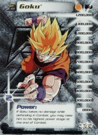 Goku - Calm (High Tech Foil) - Panini: Evolution - Dragon Ball Z TCG